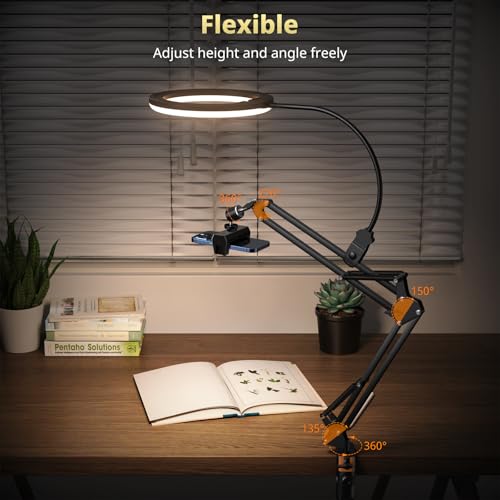 UBeesize 10" Ring Light with Overhead Phone Mount for Content Creation - size: 10.2"