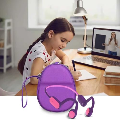 FBLFOBELI Kids Headphone Case for BAICLUD/Mehomeli/JusTalk/iClever/LOBKIN - color: Purple