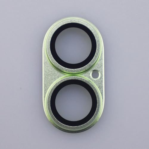 for iPhone 17 Camera Lens Protector Tempered Glass Metal Full Coverage Lens Cover Accessories (Green) - color: Green