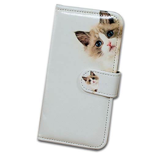 Bcov Case for Galaxy A54, Cute Brown Cat Leather Flip Phone Case Wallet Cover with Card Slot Holder Kickstand for Samsung Galaxy A54 5G - color: Cute Brown Cat