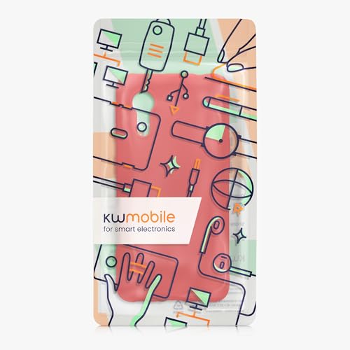 kwmobile Case Compatible with Samsung Galaxy Xcover 5 Case - Soft Slim Protective TPU Silicone Cover - Classic Red - color: Classic Red