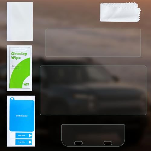 3-Pack Tempered Glass Screen Protector for Rivian R1T & R1S Gen1/2(Matte) - color: Matte