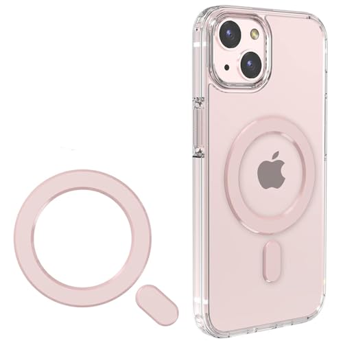 KALAPOP for Magsafe Universal Metal Rings Sticker Compatible with iPhone 15 Pro Max,15 Pro,15/14/13/12 Series,Samsung Galaxy,Google Pixel Series (Pink 1PCS Magnetic Ring) - color: Pink 1pcs Magnetic Ring