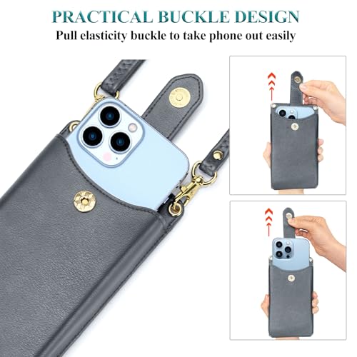 Peacocktion Small Crossbody Cell Phone Purse for Women, Lightweight Mini Small Crossbody Bags for Women with Card Slots - color: 19-dark Grey