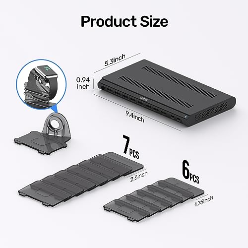 Unitek 120W 10-Port Charging Station with QC 3.0 & PD 60W/18W