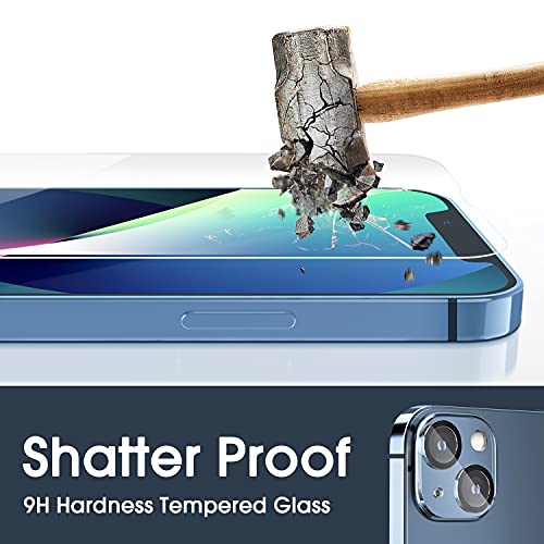 amFilm OneTouch for iPhone 13/13 Pro Screen Protector 6.1" Tempered Glass - size: IPH13-6.1”