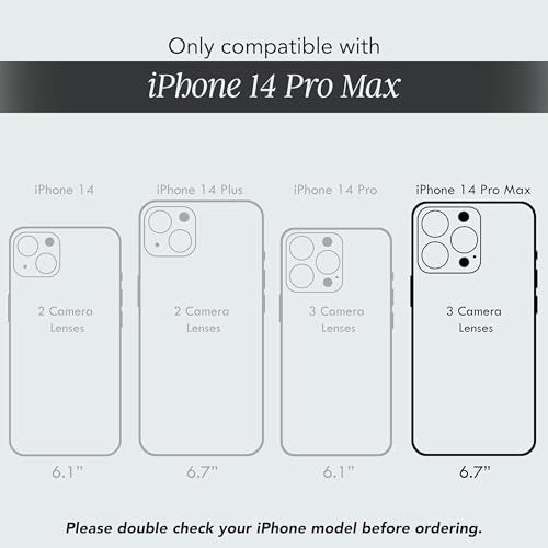 COCOMII Rectangle for iPhone 14 Pro Max Case, Black Real Mother of Pearl | Compatible with MagSafe Wireless Charging, Shockproof 10ft Drop Protection, Camera & Screen Protection, Premium Glossy Finish - color: Black Real Mother of Pearl, size: iPhone 14 P