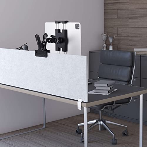 Mippko Tablet Holder Clip Clamp Stand for Desk/Table/Countertop/Easel/Shelf/Chair,Compatible with 7~12.9" iPad/Nexus/LG G Pads/e-Reader/Switch,360° Adjustable Aluminium Alloy Arm Metal Mount - style: Tablet Holder
