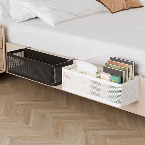 Bedside Caddy Shelf for Bunk Bed, Black, L13.78in*W5.12in*H3.94in - color: Black, size: L13.78in*W5.12in*H3.94in