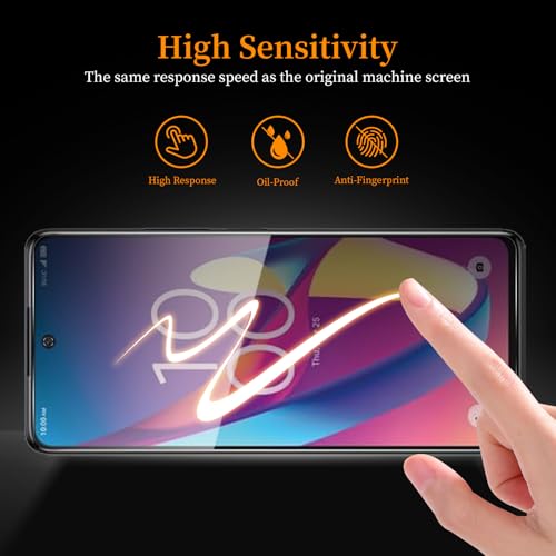 3 Pack Privacy Screen Protector for TCL 40 XL,Anti-Spy Tempered Glass Film, Anti-Scratch, 9H Hardness,Compatible phone cases,High definition