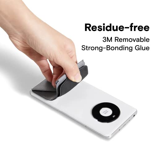 MOFT Adhesive Card Holder for Android, iPhone and Most Smartphones, 2 Viewing Angles, Slim Phone Stand (Cool Gray) - color: Cool Gray