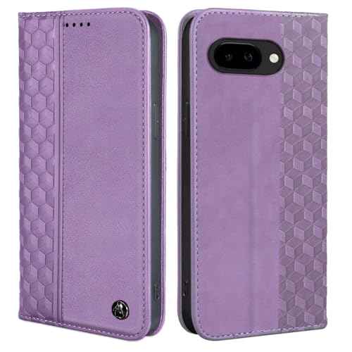 Wallet Case for Google Pixel 10a 2026 6.3 Inch - PU Leather Flip Cover with Card Holder Slots, Strong Magnetic Folio Kickstand Phone Case, Purple - color: Purple, size: Google Pixel 10a 6.3"