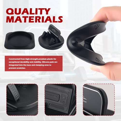 360° Rotatable Car Phone Holder,Non-Slip Car Dashboard Phone Holder for Best Navigation and Viewing,Universal Phones Holders for Cars Dashboard Horizontal and Vertical Place - color: Car