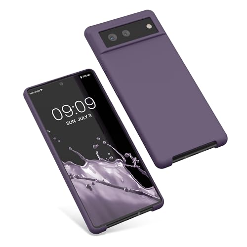 kwmobile Case Compatible with Google Pixel 6 Case - TPU Silicone Phone Cover with Soft Finish - Pale Iris - color: Pale Iris, size: Pixel 6