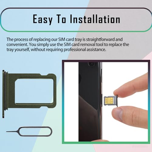 for iPhone 13 Mini Green Single SIM Card Tray Slot Replacement