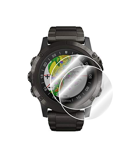 IPG for GARMIN D2 Delta PX Smartwatch Hydrogel Screen Protector (2 Units) Invisible HD Clear Film Anti Scratch Guard-Smooth/Self-Healing/Bubble Free for DeltaPX