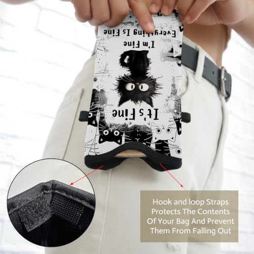 Cell Phone Sleeve Pouch Case Bag with Crossbody Strap Neck Lanyard for Women Men, Cat Lover Gifts Cell Phone Crossbody Bag 7.1x3.9 Inch - color: Fine Cats