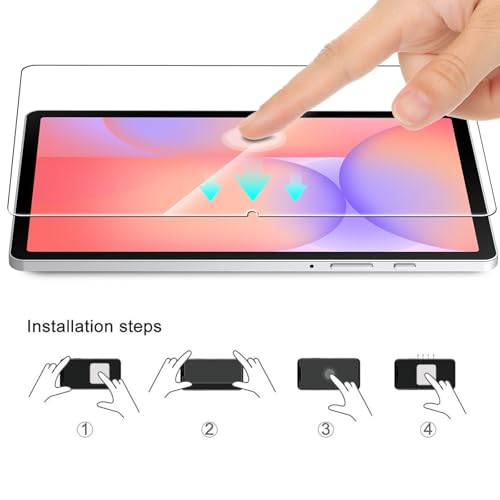 WD&CD 2 Pack Screen Protector Compatible with Samsung Galaxy Tab S10 Lite / S10 FE 2025/S9 FE/S9/S8 10.9 Inch, Tempered Glass Film 【Anti Scratch 】【Anti Bubble】【High Definition】 - color: Samsung Galaxy Tab S10 Lite 10.9"