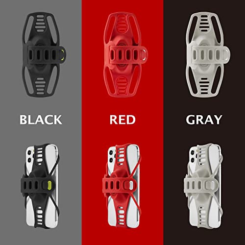 Bone Bike Tie Pro 3, Universal Bike Phone Stem Mount for 5.8"-7.2" Phones - color: Bike Tie Pro 3 - Gray