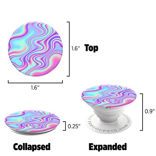 PopSockets: Collapsible Grip & Stand for Phones and Tablets - Holographic - color: Holographic