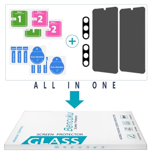 2+2 Pack Privacy Screen Protector for Samsung Galaxy A16 - color: Samsung Galaxy A16 5G-Black