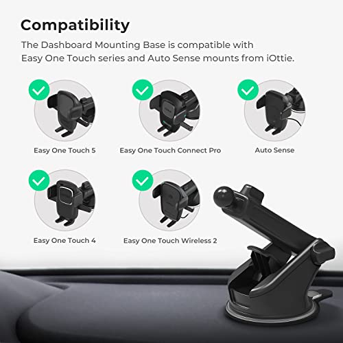 iOttie Universal Dashboard and Windshield Mounting Base for Easy One Touch Series and Auto Sense Mounts