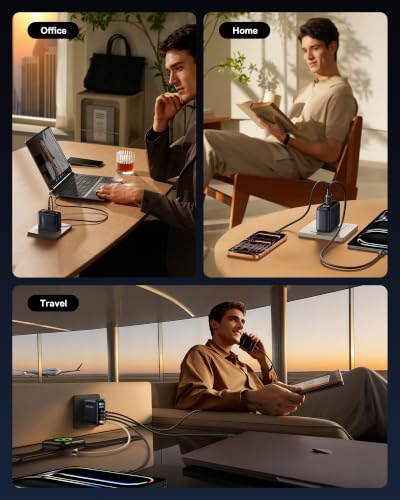 Baseus Picogo 140W USB C Charger, 4-Port Fast Charging Block Laptop Charger - size: 140W