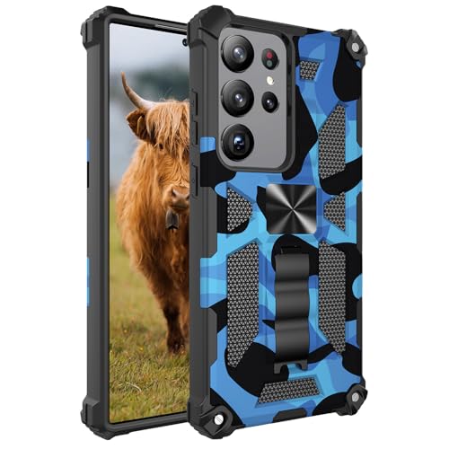for Samsung Galaxy S26 Ultra Case Camo Phone Case, Blue - color: Blue, size: Samsung Galaxy S26 Ultra 5G