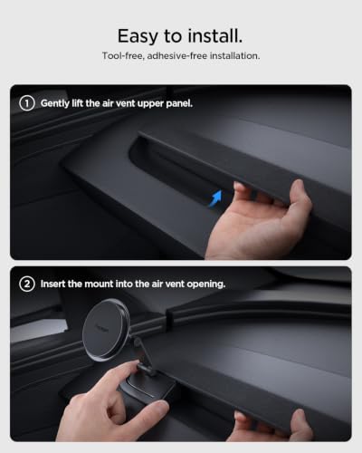 Spigen Tesla Driver Side Vent Mount for Tesla Model Y Juniper/YL/3 Highland - size: Driver Side Vent