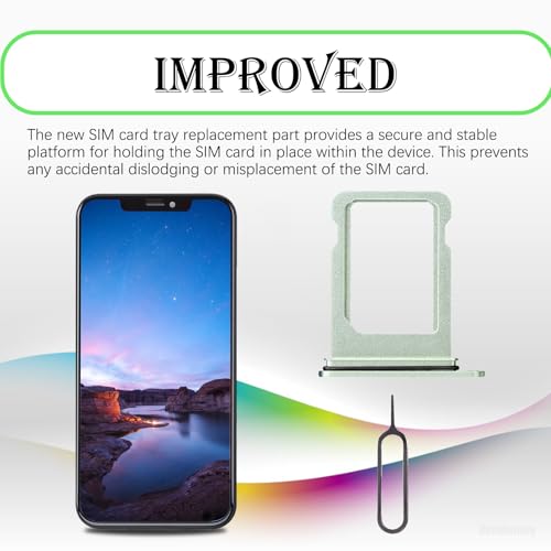 for iPhone 12 Mini Green Single SIM Card Tray Slot Replacement