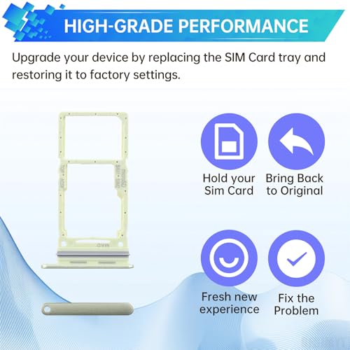 Sim Card Tray Replacement for Samsung Galaxy A34 Lime