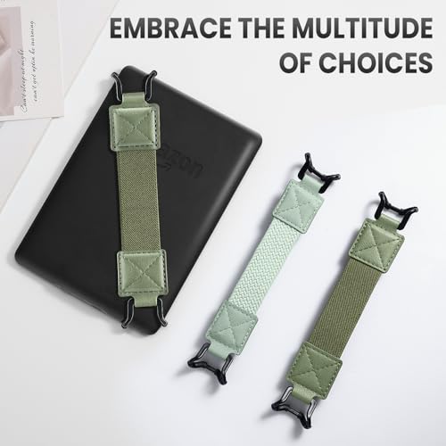 MoKo Thin Hand Strap for 6-8" Kindle eReaders Fire Tablet, Celadon - color: Celadon, style: Thin Strap