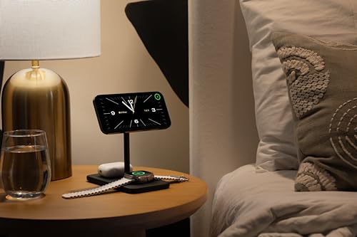 Twelve South HiRise 3 Deluxe, Compact Wireless Magsafe Charging Stand,Black, MagSafe Charger (Pack of 12) - size: MagSafe Charger (Pack of 12)