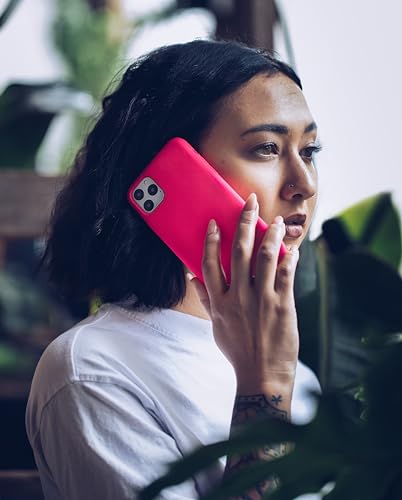 FELONY CASE - iPhone 14 Pro Case - Neon Pink Silicone Phone Cover | Liquid Silicone with Anti-Scratch Microfiber Lining, 360° Shockproof Protective Case for Apple iPhone 14 Pro - color: Neon Pink, size: iPhone 14 Pro