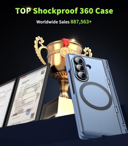 Cozycase for Samsung Galaxy Z Fold 8 Ultra /Z Fold 7 Case with Kickstand - color: Blue