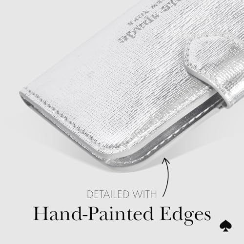 kate spade new york Morgan Magnetic Card Holder/Wallet - Metallic Silver - color: Morgan - Metallic Silver