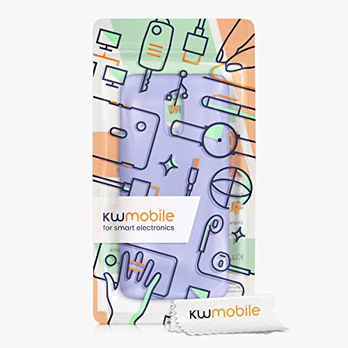 kwmobile Case Compatible with OnePlus 6T Case - Slim Protective TPU Silicone Phone Cover - Light Lavender - color: light lavender