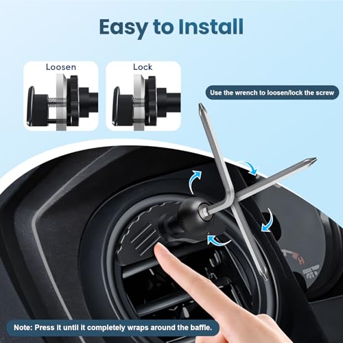 Wireless Charger Magnetic Mount Compatible with Toyota Tacoma 2016-2023 - style: Magnetic Charger Mount