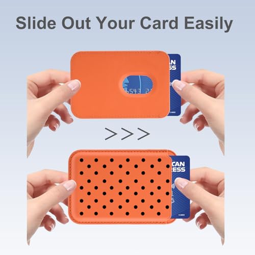 for Magsafe Card Holder | Black Polka Dot Leather Magnetic Wallet - color: Polka Dot B