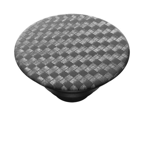 PopSockets Adhesive Phone Grip, Holder, Phone Stand, Black - Carbonite Weave - color: Carbonite Weave, style: Adhesive