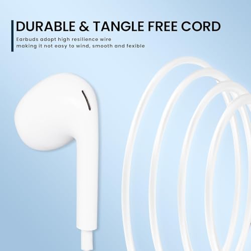 Wired Headphones for iPhone Earbuds with Lightning Connector,2 Packs Built-in Mic & Volume Control HiFi Stereo Nosie Reduction Earphones Compatible with iPhone 14/13/12/11/XR/XS/X/8/7 Support All iOS - size: Lightning