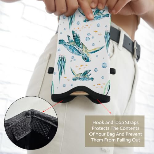 Cell Phone Sleeve Pouch with Adjustable Strap - Sea Turtle - color: Turtle