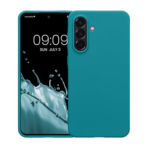 kwmobile Case Compatible with Samsung Galaxy A36 5G Case - Soft Slim Protective TPU Silicone Cover - Teal Matte - color: teal matte, size: Galaxy A36 5G