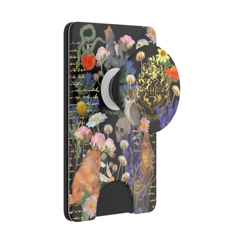 PopSockets Adhesive Phone Wallet with Grip- Hermione Notebook - color: Herbology, style: Adhesive