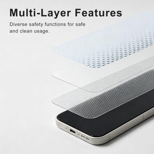 3 Pack Screen Protector for OnePlus 15 with Dust-Free Installation Box, Auto-Alignment Tempered Glass, 0.23mm Ultra-Thin, Fingerprint Unlock Compatible, HD Clear - size: OnePlus 15 5G