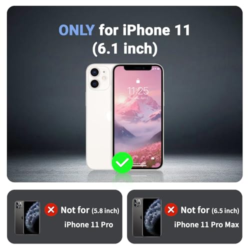 jaroco Magnetic for iPhone 11 Case Heavy Duty Protection Rose | Compatible with MagSafe,Military Grade Drop Protection,Translucent Matte,Non-Slip,Shockproof 2-Layer Durable Bumper Case - color: Rose, size: iPhone 11
