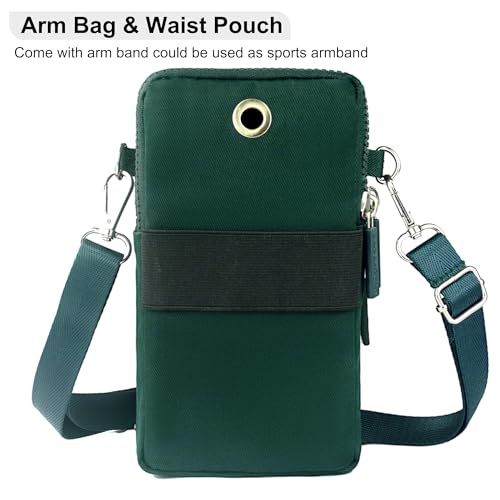 JANKS Small Crossbody Bags for Women Mini Cell Phone Purses Handbag Shoulder Bag - color: E-green