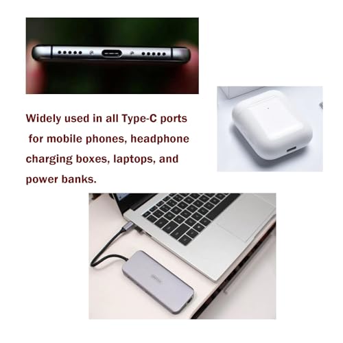 Anti Loss Dust Cover, Dust Plug for Lightning, Suitable for iPhone 14 13 12 11... Equipped with Simple Cleaning Tools