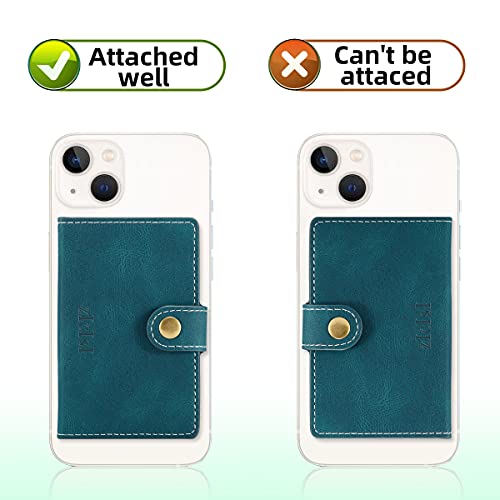 Magnetic Phone Wallet,Compatible with Magsafe Wallet for iPhone 16/15/14 Pro Max/14 Pro/14 Plus/13/12 Series,5 Card Holders with Magsafe and RFID Blocking,Vegan Leather,Teal - color: Teal