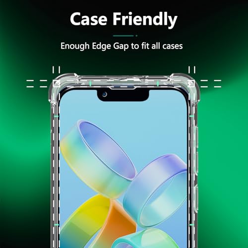 Pokolan Privacy Screen Protector for iPhone 13 Tempered Glass Film - size: iPhone 13